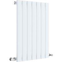 Balterley Lucia Square Horizontal Single Panel Radiator, 600 x 412mm Satin White