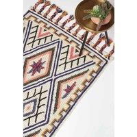 Homescapes Goa Multi Colour Kilim Wool Rug | Size: 160 cm x 230 cm