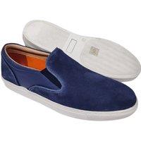 LB COMFORT Men's Edwin Leather Slip On in Navy | Size: 9