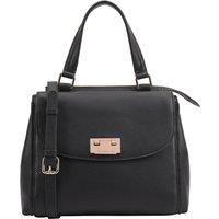 Paul Costelloe Women's 'Avisha' 100% Real Leather Shoulder Bag in Jet Black