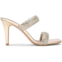 KG Kurt Geiger Women's 'Fleur Mule' Heels in Gold | Size: 4