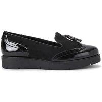 KG Kurt Geiger Women's 'Morly Slip On' Patent Flats in Black | Size: 4
