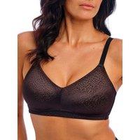 Wacoal Women's Back Appeal Wire Free Bra in Black | Size: 34B