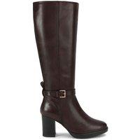 KG Kurt Geiger Women's 'Sage High Leg' Leather Boots in Brown | Size: 4