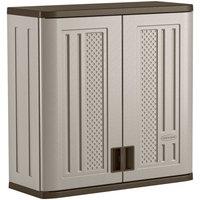 Rowlinsons Haven Wall Storage Cabinet - Resin - L30 x W76 x H77 cm in Grey