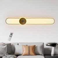 Garwarm 1 Light LED Dimmable Gold Flush Mounted Sconce