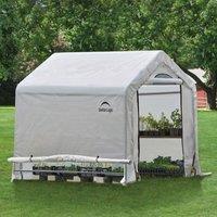 Rowlinsons 6x6 Greenhouse in a box - Timber - L180 x W180 x H180 cm in White