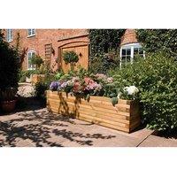 Rowlinsons Patio Planter - L40 x W180 x H40 cm in Brown