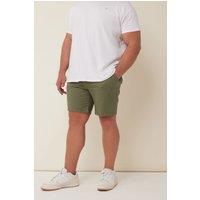 BadRhino Men's Stretch Chino Shorts in Light Khaki | Size: 52R