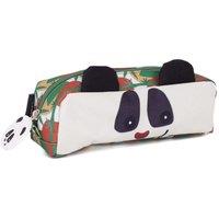 Les Deglingos 1-Zip Animal Face Pencil Case - Rototos the Panda