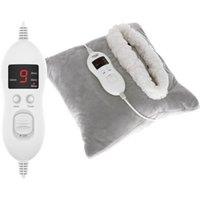 Marco Paul Electric Heated Pillow Cushion Hand Foot Warmer Back Muscle Support Pain Relief in Grey