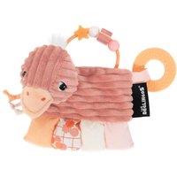 Les Deglingos Activity Rattle - Pomelos the Ostrich in Pale Pink