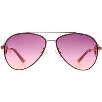 Guess Women's Aviator Rose Gold Pink Gradient GF0365