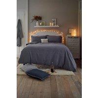 Deyongs Southwick Melange Look Duvet Cover Set - Soft & Breathable Bedding | 1846 in Navy | Size: Double