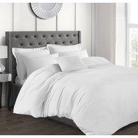 Velosso Contemporary Plaid Pattern Duvet Cover Set with Button Enclosure in Blue | Size: Single