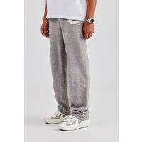Cernucci Men's Fluffy Intarsia C Jogger - Grey | Size: Large