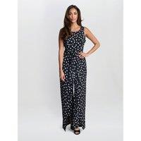 Gina Bacconi Women's Jolie Spot Jumpsuit in Black | Size: 16