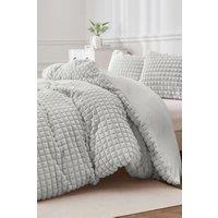 Ezysleep Super Soft Luxury Faux Fur Box Duvet in Silver | Size: King