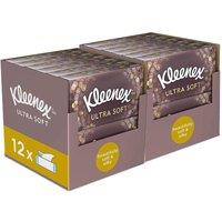 Kleenex 'Facial Tissues' Ultra Soft Mega Pack Luxury & Silky Tissues, 24 Pack in White