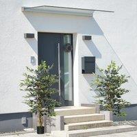HOMCOM Artificial Ficus Tree in Pot 130cm Tall Fake Plant for Home in Green