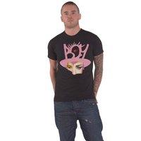 Boy George Men's Collage Cotton T-Shirt in Black | Size: Large