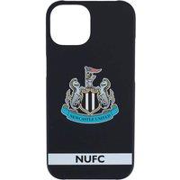 Newcastle United FC IPhone 15 Compatible Crest Phone Case in Black