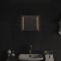 Berkfield Home LED Bathroom Mirror 30x30 cm in Clear