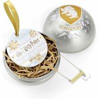 Harry Potter Hufflepuff Christmas Bauble in Gold
