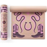 Myga Printed Yoga Mat in Beige