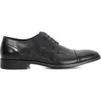 Dune London Men's Wide Fit 'Suffix' Leather Derbies in Brown | Size: 6