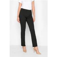 Long Tall Sally Women's Tall Straight Leg Trousers in Black | Size: 22L
