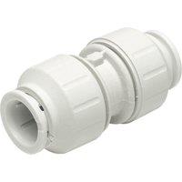 John Guest Straight Coupler 28mm (Pack Of 2) in White