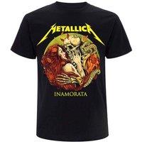 Metallica Inamorata Band Logo T-Shirt in Black | Size: Small