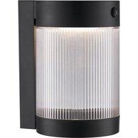 Nordlux Modern Outdoor Wall Light Black Plastic Sensor SolarLed - Battery, IP44