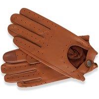 Barneys Originals Men's Tan Leather Driving Gloves | Size: Medium/Large