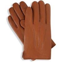 Barneys Originals Women's Gift Boxed Tan Real Leather Gloves | Size: Medium/Large