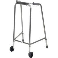 Loops Lightweight Aluminium Bariatric Walking Frame with Wheels - 222kg Limit