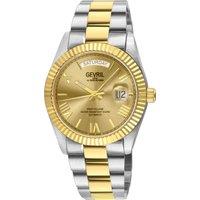 Gevril Men's West Village, Swiss Automatic Watch, Gold Dial, 316L Stainless Steel, & Sapphire Crystal
