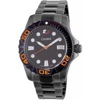 Calibre Men's Akron Swiss Watch Stainless steel strap watch in Black