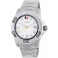 Calibre Men's Akron Swiss Watch Stainless steel strap watch in Silver