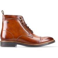 Base London Men's Plymouth Toe Cap Boot in Tan | Size: 11