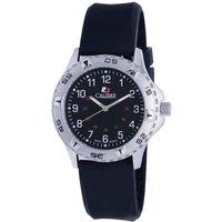 Calibre Men's Sea Wolf watch Black Silicone strap White dial