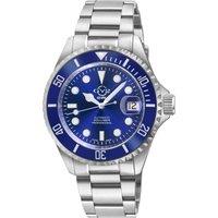Men's Liguria 316L stainless Steel, Blue Bezel,Blue Dial 316L Stainless Steel Bracelet Watch