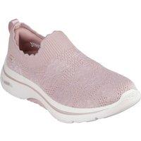 Skechers Women's GO WALK Arch Fit 2.0 Rosa Linda Trainer in Mauve | Size: 6