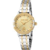 Roberto Cavalli Women's Women Stainless Steel Two Tone Silver & Gold Color Watch