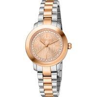 Roberto Cavalli Women's Women Stainless Steel Two Tone Silver & Rose Gold Color Watch