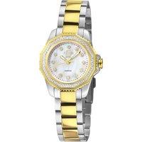 GV2 Women's Cortina, Swiss Quartz Watch, White MOP Dial, 316L Stainless Steel, & Sapphire Crystal