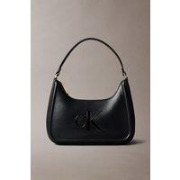 Calvin Klein Women's Raised Ck Small Shoulder Bag Black