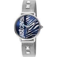 Just Cavalli women's blue & silver dial stainless steel watch