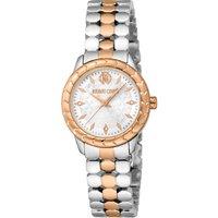 Roberto Cavalli Women's Women Stainless Steel Two Tone Silver & Rose Gold Color Watch